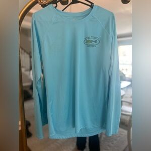 Sea Hunt Boats Light Blue Long Sleeve Fishing Shirt